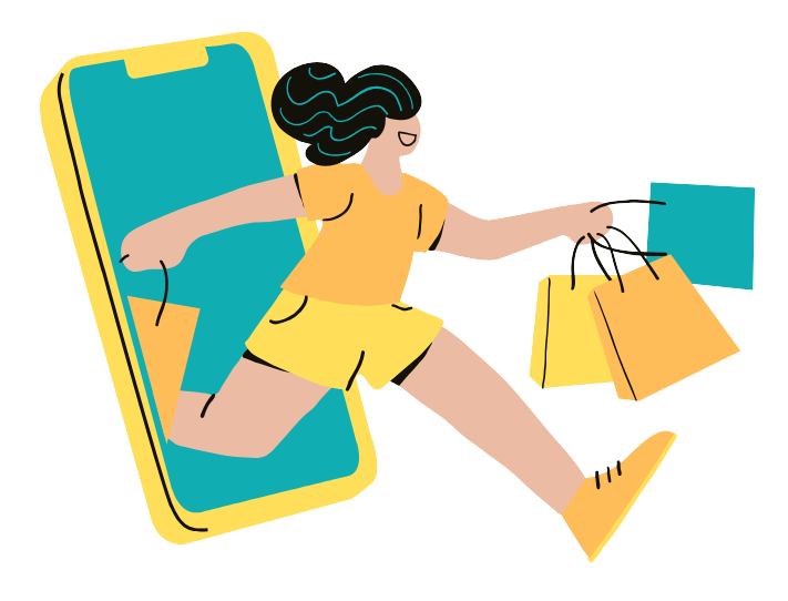 Doradztwo ubezpieczeniowe w Tarnowie - kobieta wracająca z zakupów, która chciałaby lepiej zainwestować pieniądze.