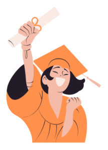 Ubezpieczenia posagowa - młoda kobieta odbierająca dyplom ukończenia studiów.