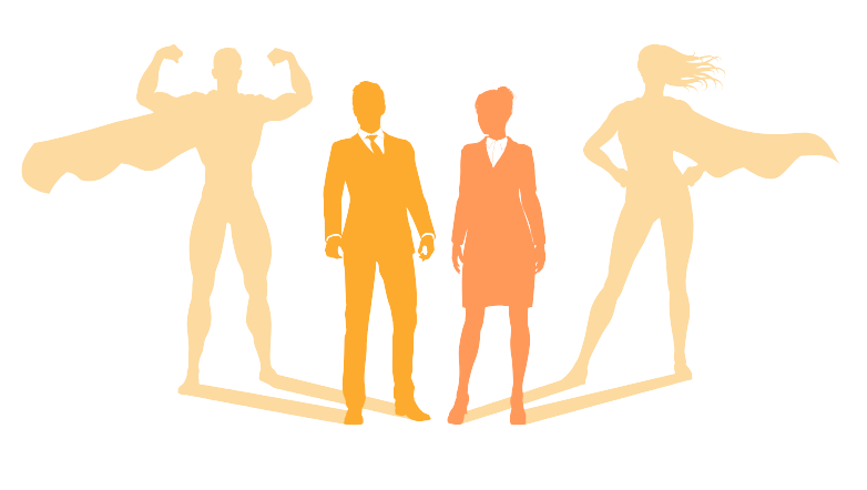 Agenci ubezpieczeniowi z Tarnowa w pelerynach super bohaterów, którzy pomagają ludziom w trudnych życiowych sytuacjach.